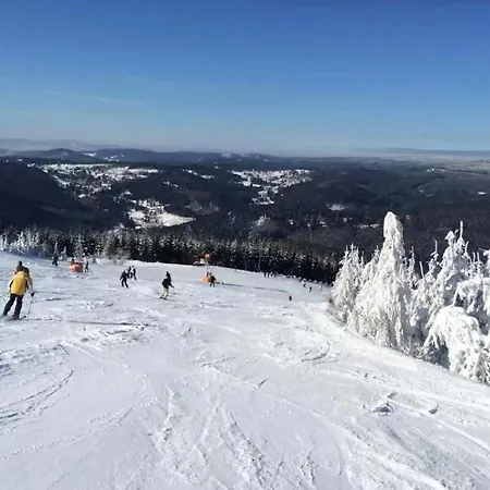 Family Resident S Terasou, Garazi, Kuchynskou Linkou, Vhodne I Pro Rodiny S Detmi, U Sjezdovky Pro Deti, Bobove Drahy, Free Garage, Free Wifi, Vyhled Do Zahrady S Posezenim Na Terase, Detske Hriste V Arealu Lägenhet